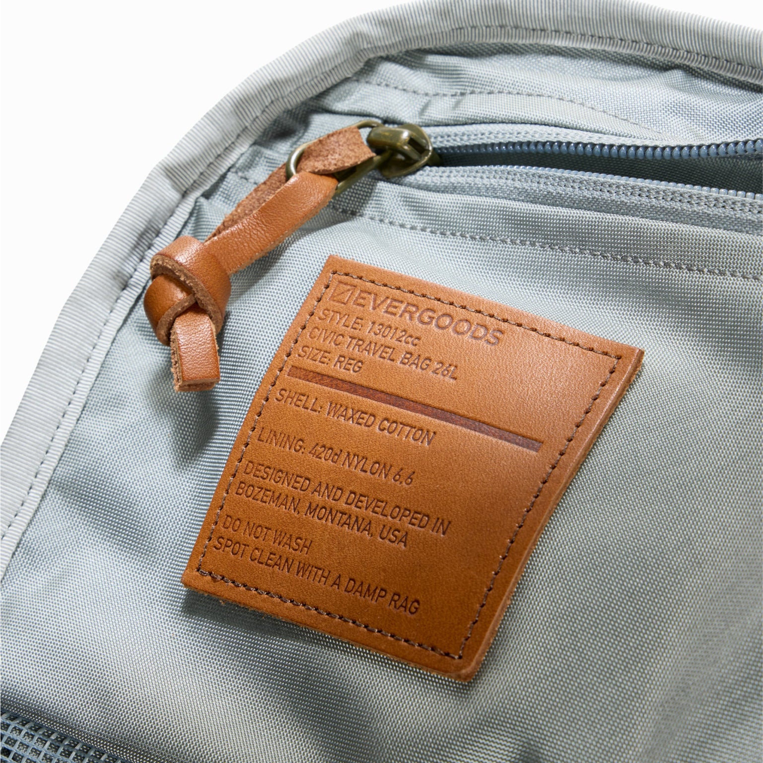 CIVIC Travel Bag - Waxed Canvas - Image 15
