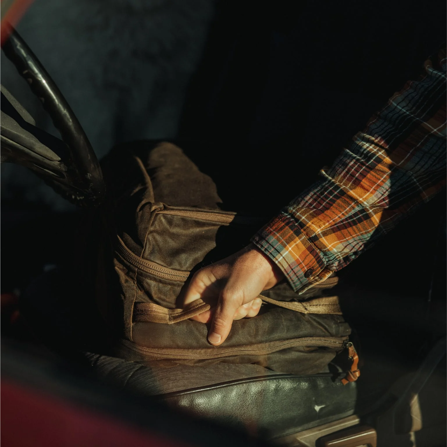 CIVIC Travel Bag - Waxed Canvas - Image 23
