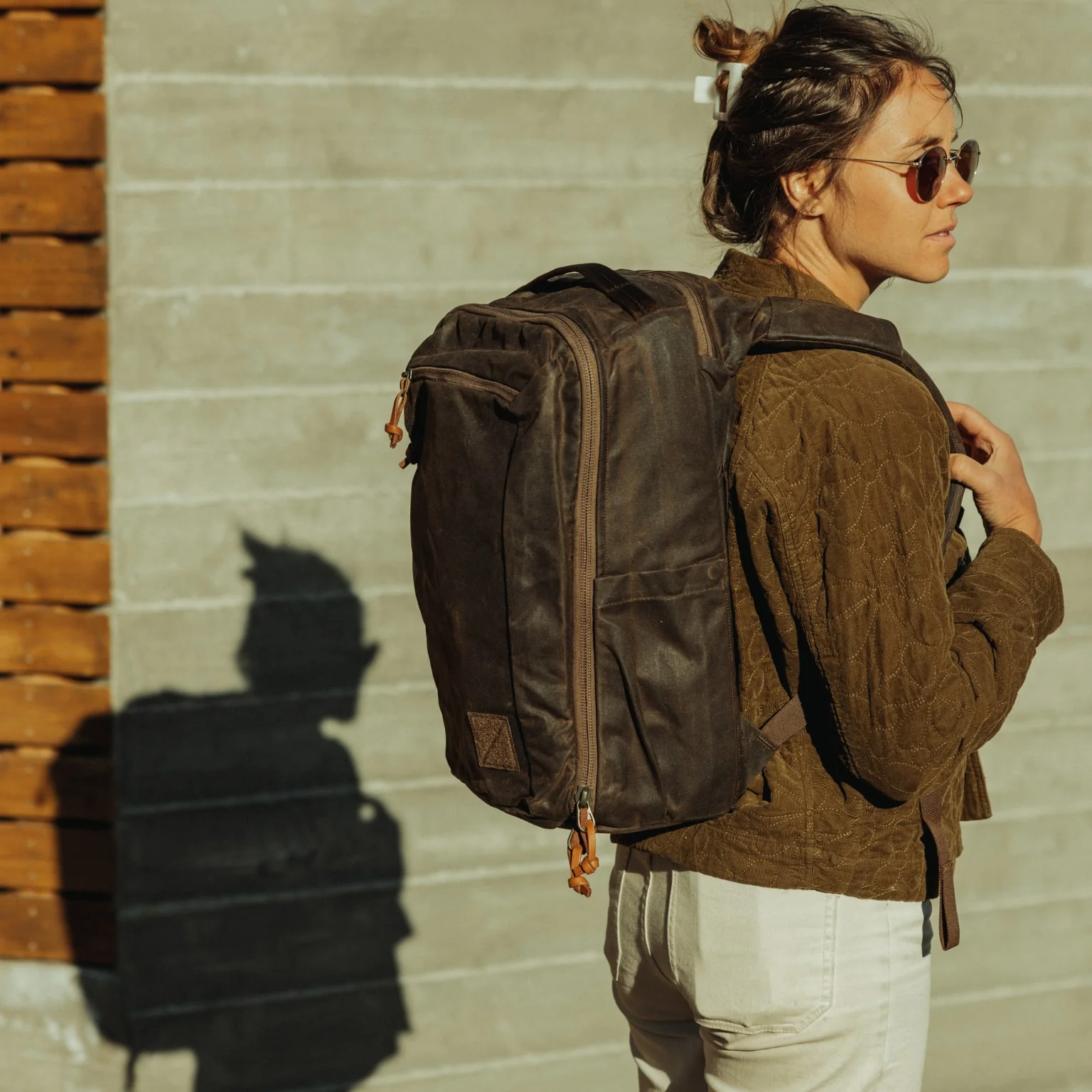 CIVIC Travel Bag - Waxed Canvas - Image 7